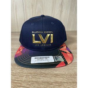 NFL Super Bowl LVI Liquid Gold Los Angeles Snapback Adjustable Hat NEW